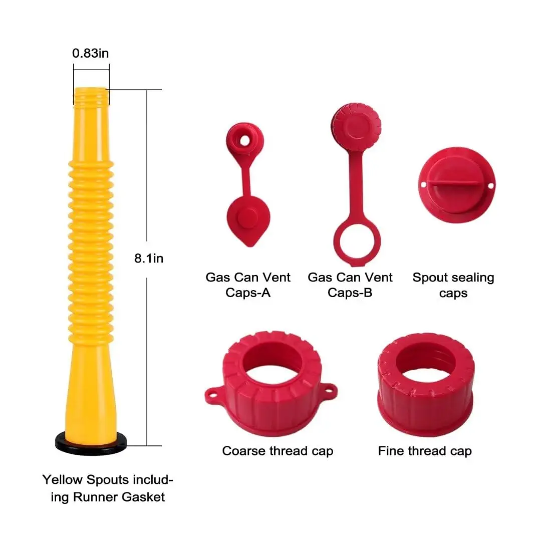 Universal Replacement Gas Fuel Can Long Spout Nozzle Vent Kit Fits Buy Universal Gas Can Spout
