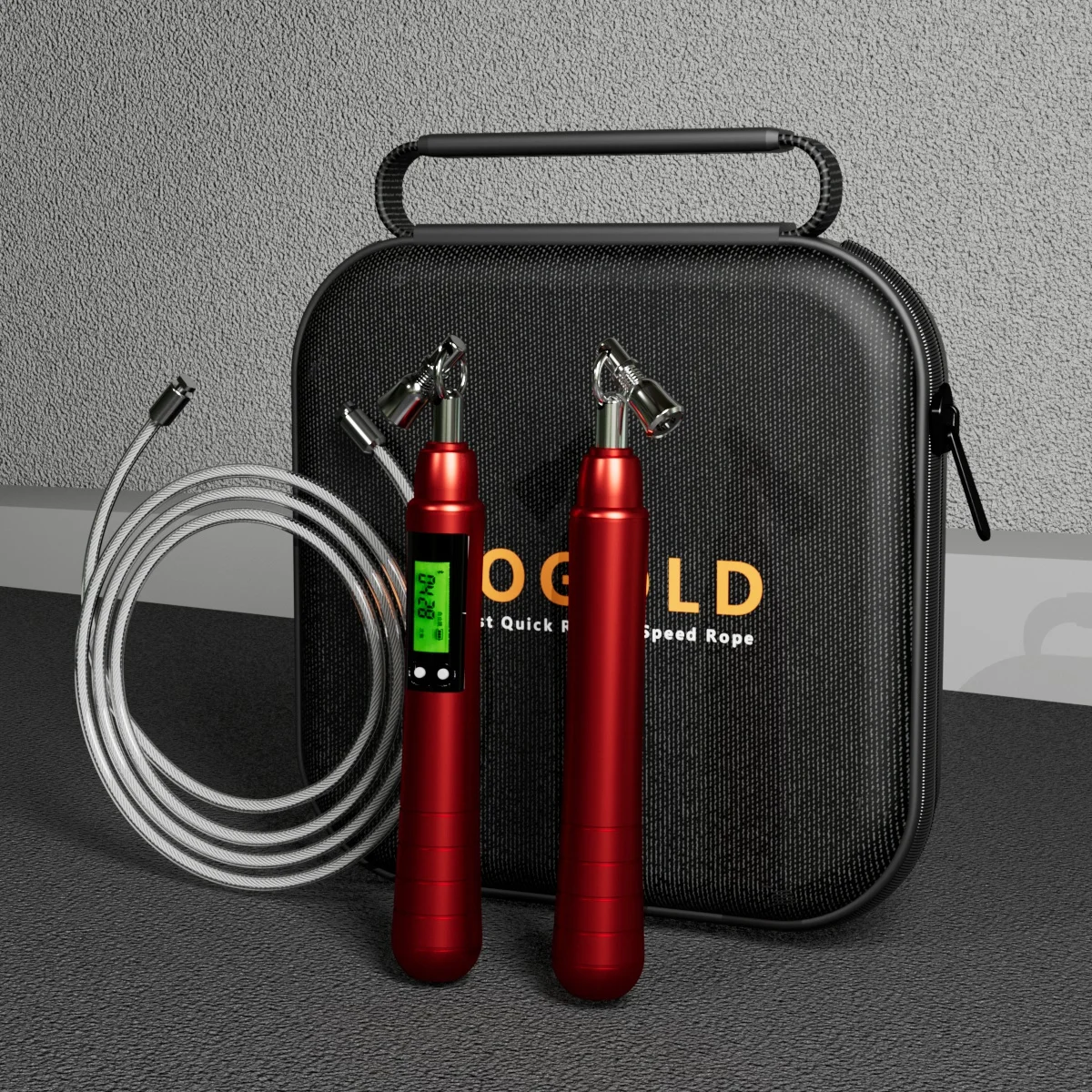 2022 Wholesale Screen Display Smart Digital Aluminum Weighted Jump Rope