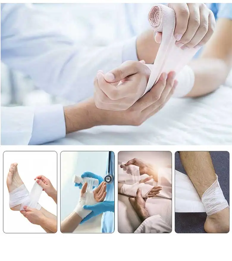 Hot sale Consumables Products Medical Elastic PBT Bandage supplier With CE/ISO Certificates