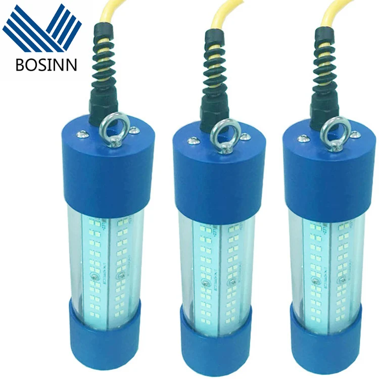 Lampe De Pêche Sous-marine LED Verte 12V - 126 LEDs, 13W, étanche Jusqu'à 5m - Attire Les Poissons