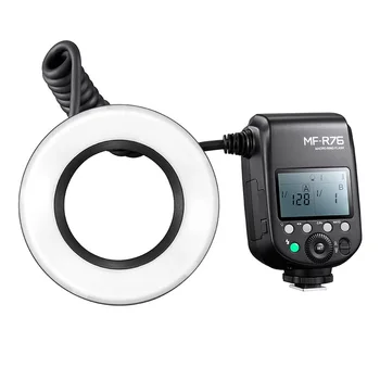 Godox MF-R76 Macro Ring Flash 5000K Ring LED Light Speedlite Flash Light for Canon Nikon Sony and Other DSLR Cameras detail image
