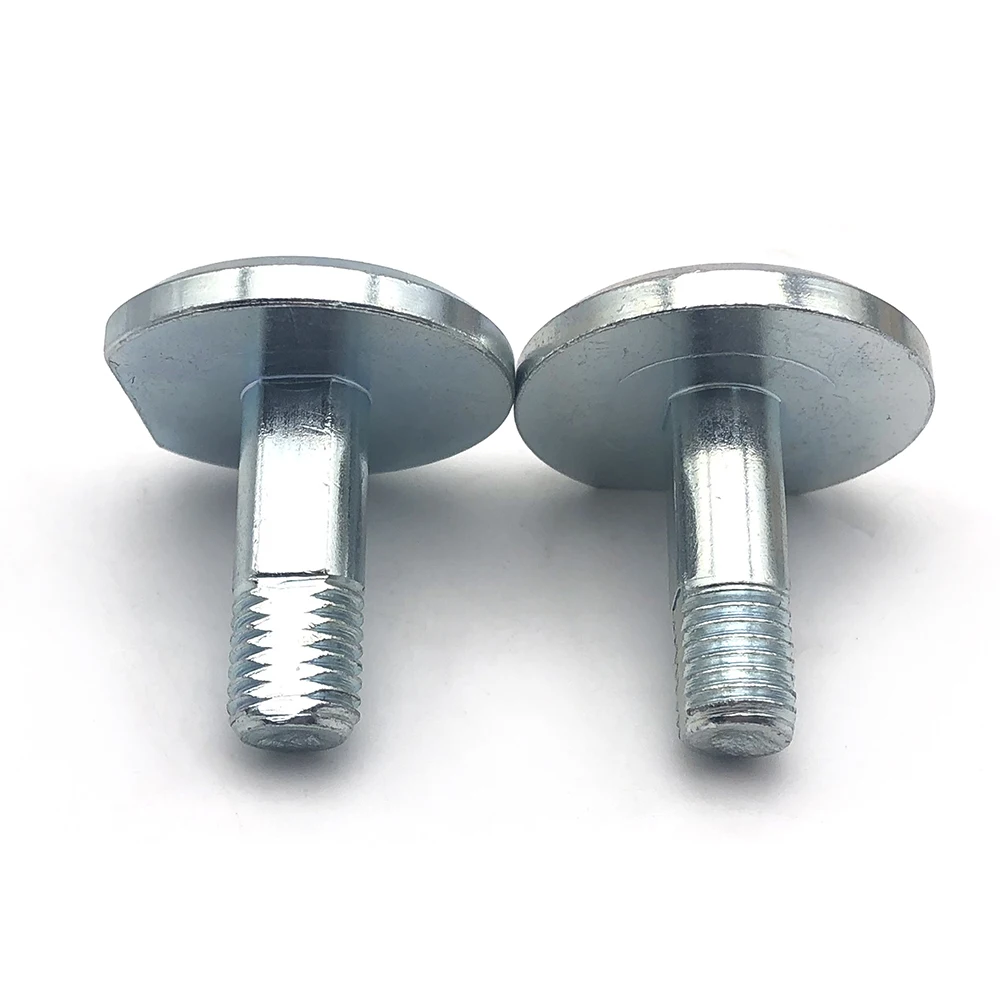 China supplier cnc custom stainless carbon steel Thin Special big Flat Head Screw M2 M3 M4 M6 M8 zinc plated slim head screws
