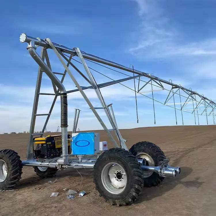 Electric Lateral Move Linear Center Pivot Agricultural Irrigation System Ideal for Small Farms in Africa South America Asia