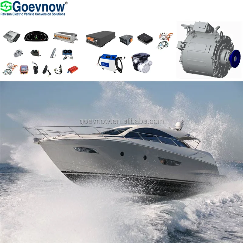 Rawsuns Electric Boat Conversion Kit Acmotor 70130kw Rdd1000 For Boat