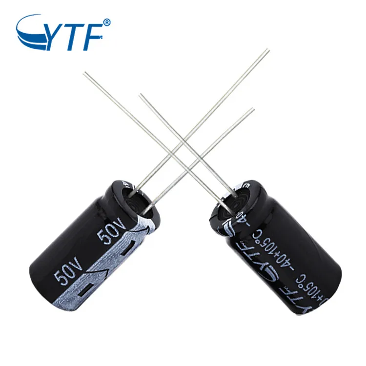 50 Condensateurs électrolytiques 50V 470μF - Aluminium Plug-in 10x17mm Pour électronique