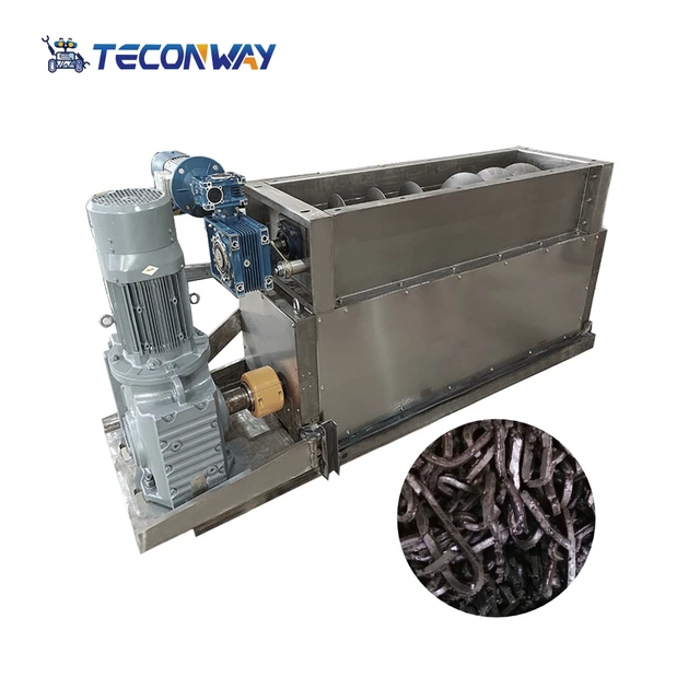 SS304 Automatic Corrosion Resistant Waste Treatment Sludge Shredder for Heat Pump Drying Machine