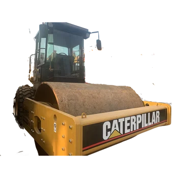 Cheap used CAT road roller CS-683E/CS683 sale second hand road roller CS-683E with low working hours