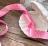 2,5 cm rose clair rouge 18 yards
