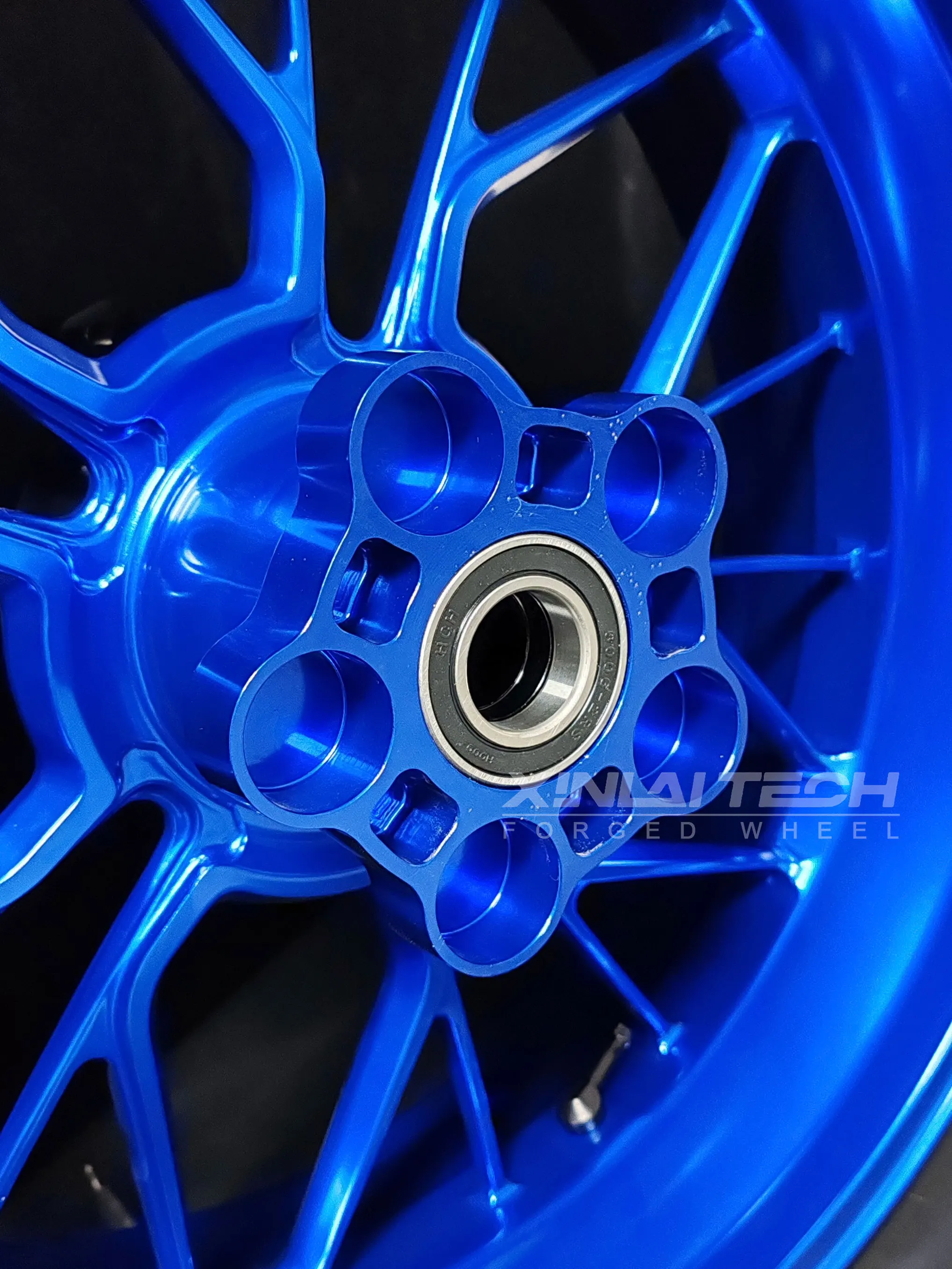 XL Custom Forged Motorcycle Wheels for Yamaha MT09 17 18 Inch CNC Forged Aluminum Rims Anodized Finish - Image 3