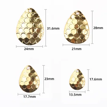 Heart-shaped Iron Noise Sheet Bait Mino VIB Modified Fishing Lure Accessories Flash Sheet Lure Artificial Hard Bionic Hooks – Hard Lure – view 3