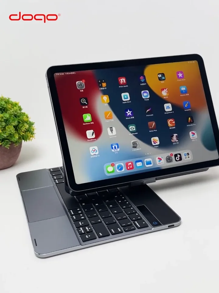 Amazon Hot Selling Movable Portable Smart Floating Keyboard Case For