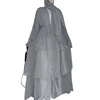 Abaya grigio