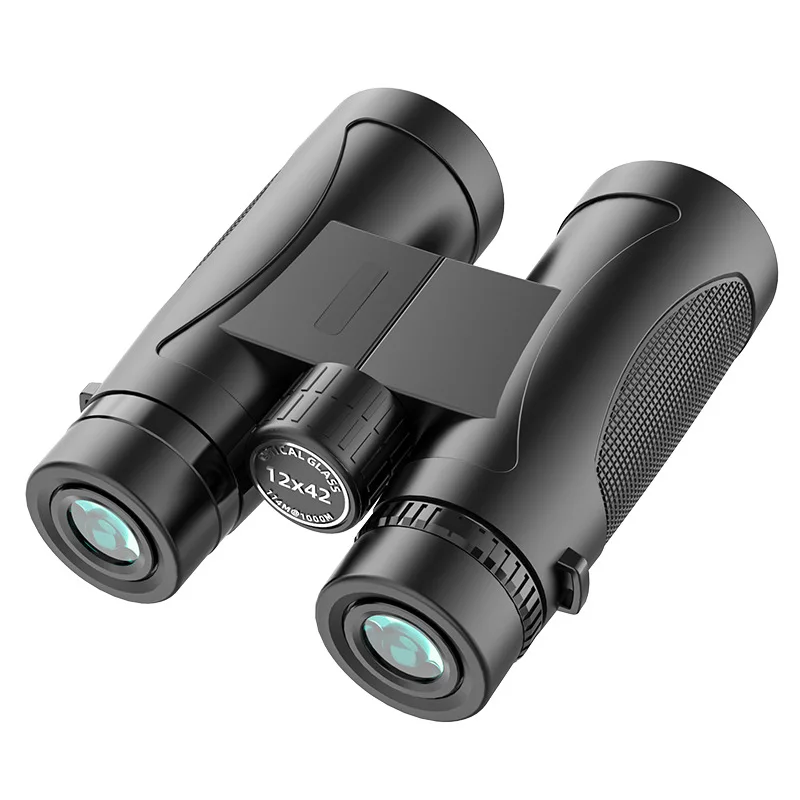 10x42 12x42 Black Long Distance Binoculars for Outdoor Activities