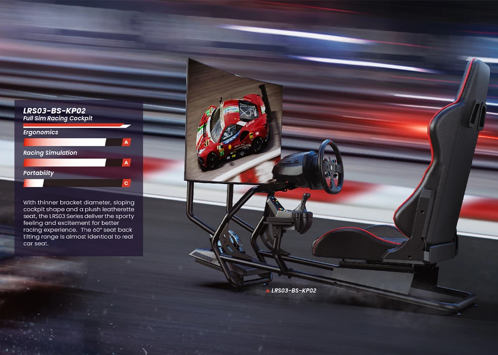 LUMI Car PC Driving Steering Wheel Stand Gaming SIM Racing