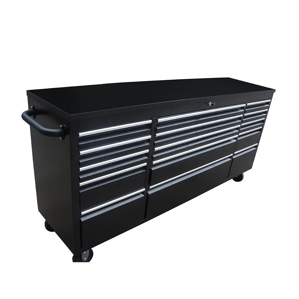 HYXION HTC7215 Rolling 15 Drawers Toolbox US Garage 4 Casters Stainless Steel Tool Storage