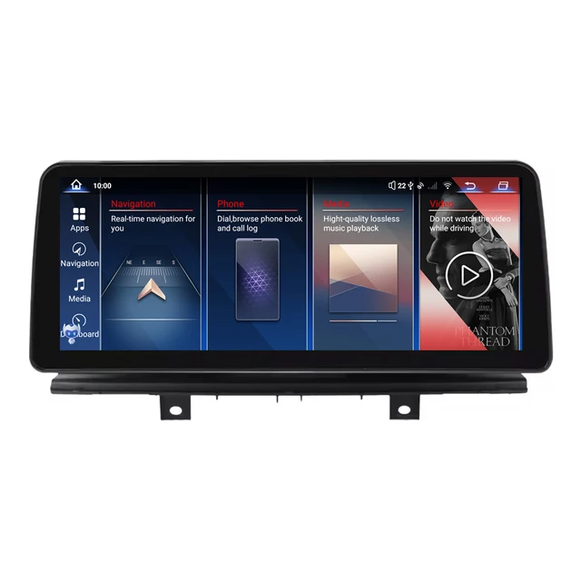 12.3" Android 13 Snapdragon668 8Core Car Android Stereo For BMW X5 F15 X6 F16 2014-2019 NBT EVO Auto Radio Video Player
