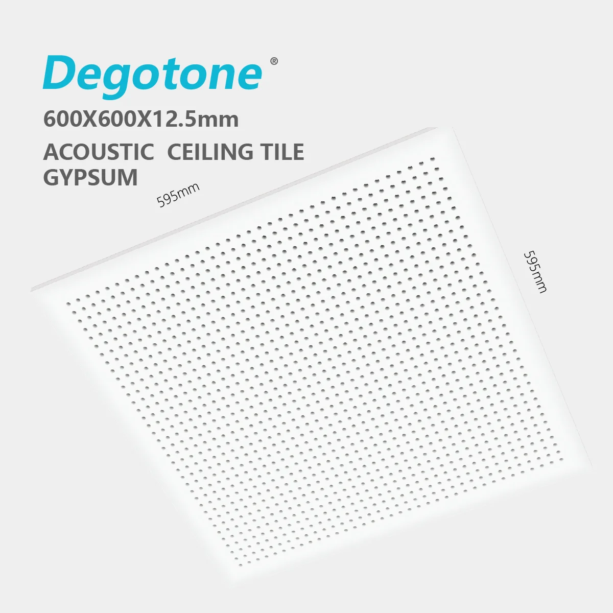 white acoustic ellipses 600x600 degotone ceiling