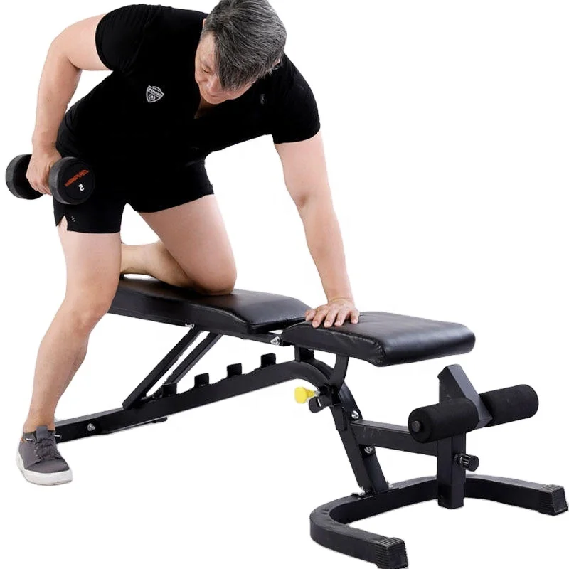 Home Gym Equipment Sit Up Bench Bodybuilding Muscle Exercise Ab Chair Foldable Portable Exercise adjustable bench