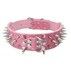 silver spikes Pink