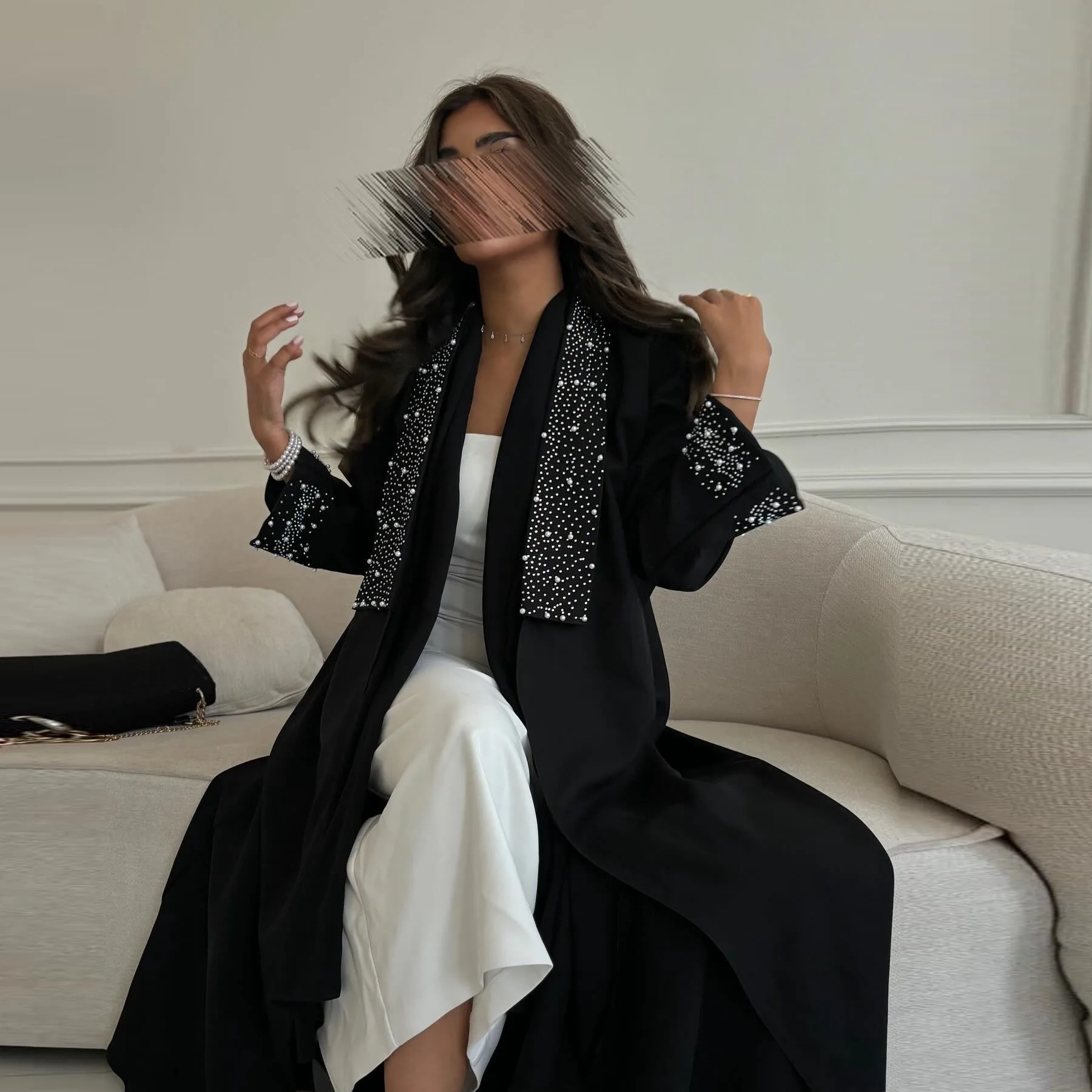evening dresses for fuller figure south africa Maëlle Plus Size Cape Short Sleeve Evening Dress– Hello Curve main image 1