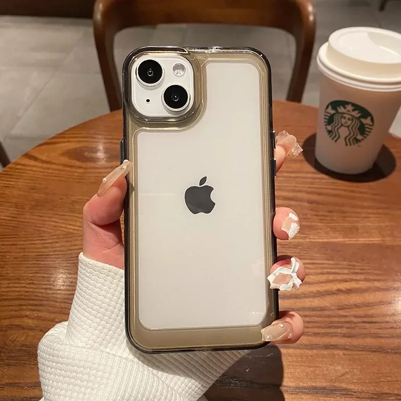 Factory Shockproof Clear Transparent Phone Case Cover for iPhone 16 15 14 13 12 Pro Max Mini 11 X Xs XR 7 8 Plus SE Phone Case