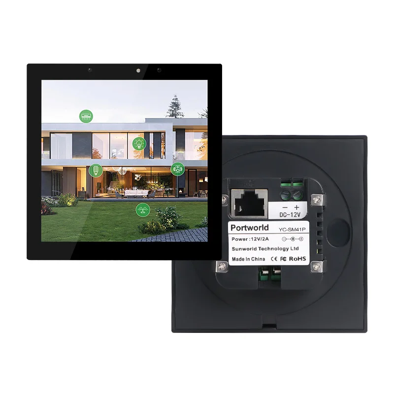Zigbee Gateway Supported 4 Inch Android All in One Touch Screen for Smart Home Control Wall Switch