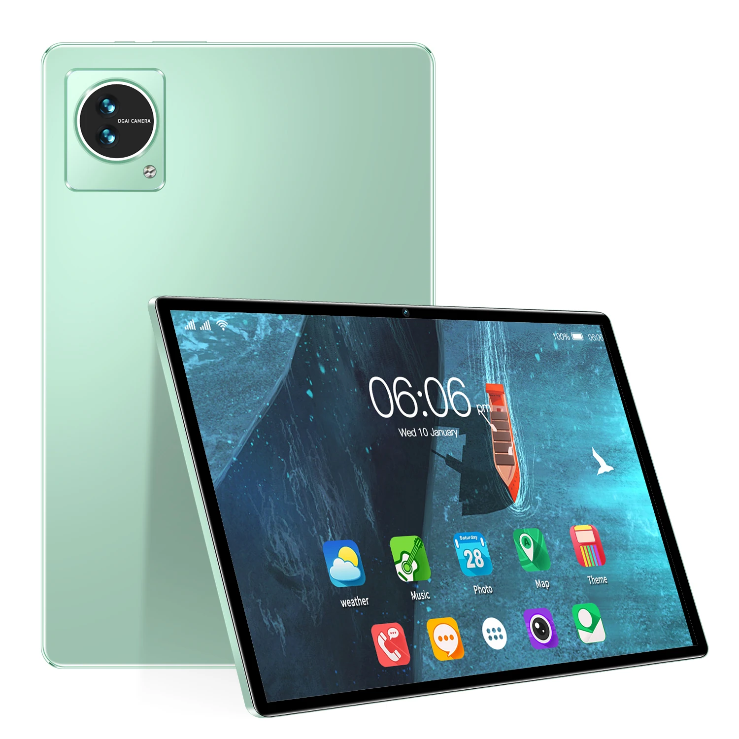 Android12 タブレット本体　128GB 新品 10インチ　simフリー 工場価格 V10 デュアルSIMカード 10インチタブレット Android 12 教育