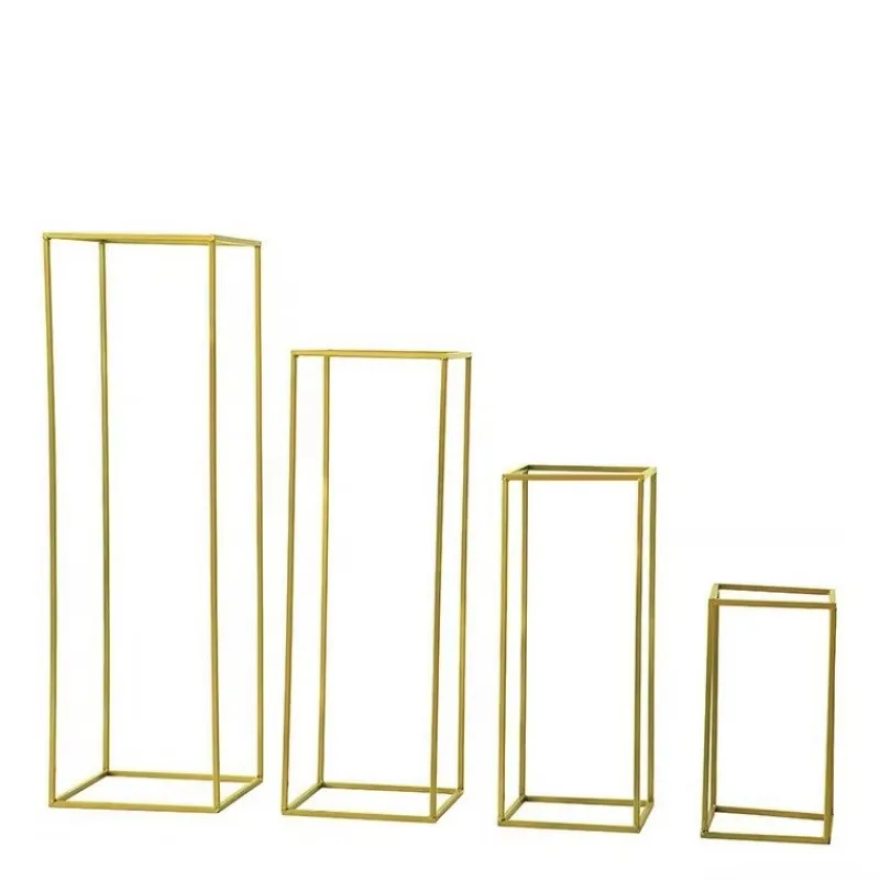 Customizable 40cm 60cm 80cm 100cm High Metal Luxury High Quality White Decorative Flower Stand Wedding Table Ornaments - Image 3
