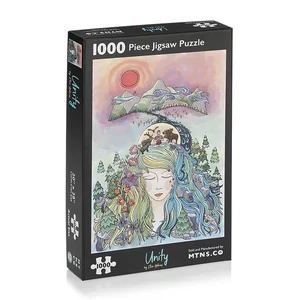 Custom Luxury Educational Toy 1000-Piece Paper Jigsaw Puzzle for Adults Children Unisex Style in Jigsaw Puzzles