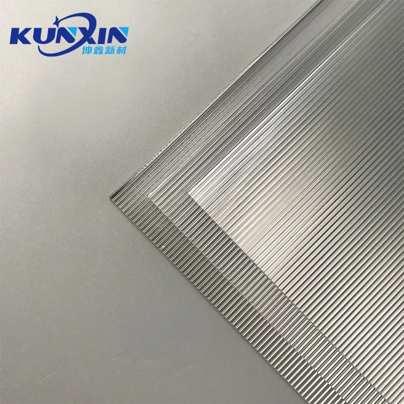 Square Plastic Prism Diffuser Plate Anti Static Acrylic Sheets Led Panel Light Diffuser Sheet