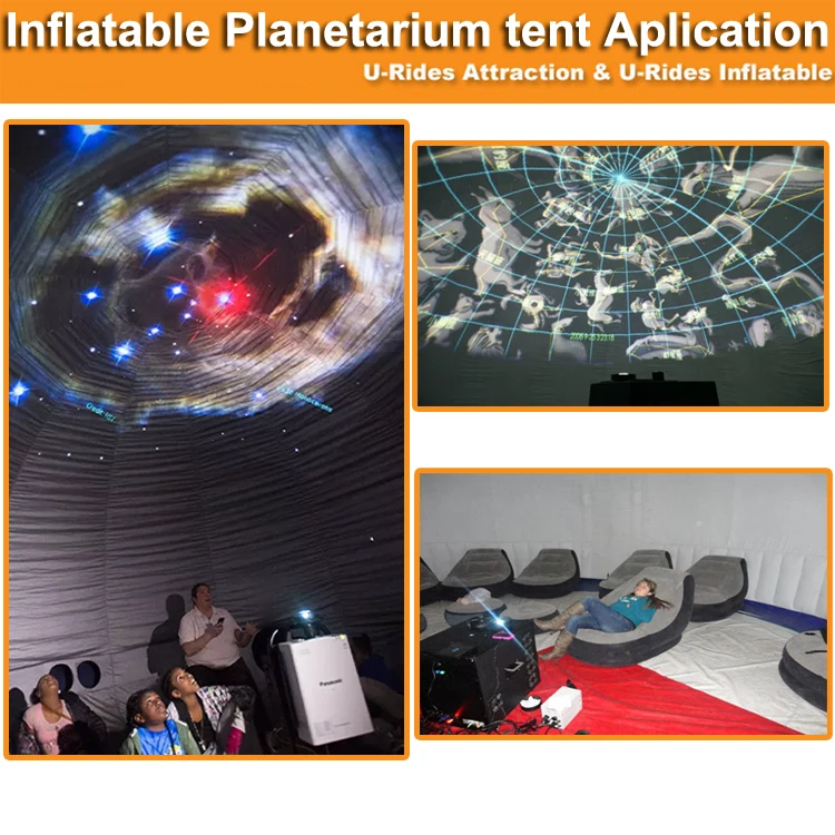 Projection Sphere Inflatable Fire Resistance Sphere Projection Planetarium Inflatable Dome Tent