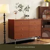 Mobile a 6 cassetti stile vintage (Base in acciaio inossidabile)