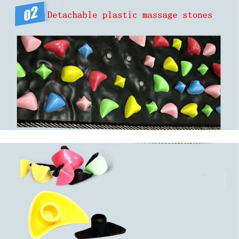 仿真鹅卵石足部按摩垫家用舒适足部按摩碎石路止痛垫足部保健保健