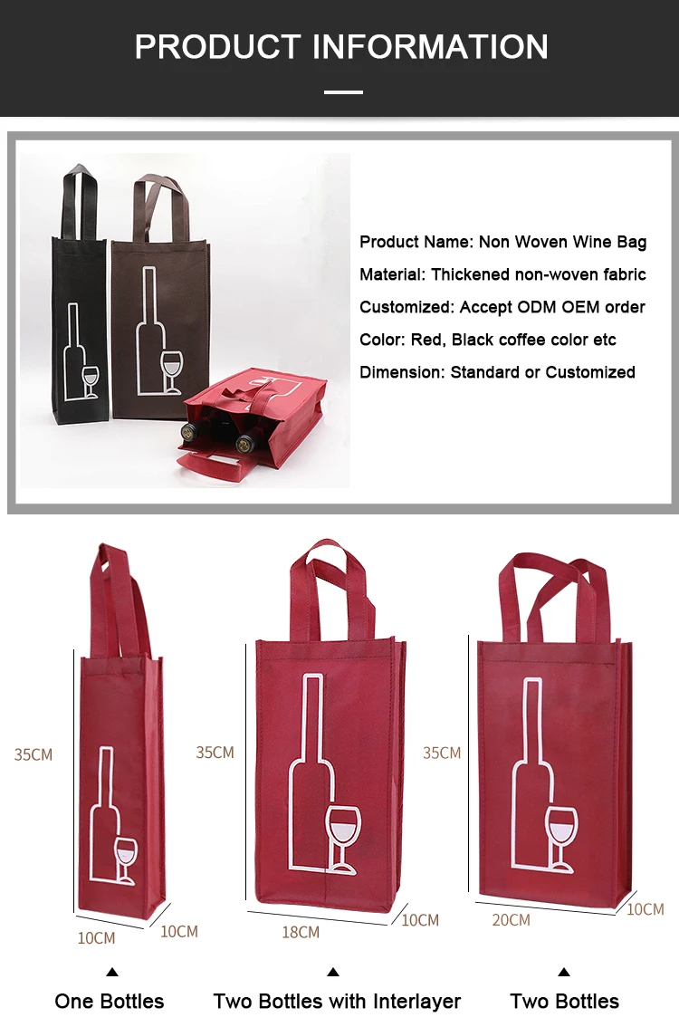 OKBA 5 PCS Sublimation Wine Gift Bag Blank, Canvas Bottle With Drawstring, Reusable Gift Bags,Suitable For Sublimation, Screen Printing, DIY Graffiti