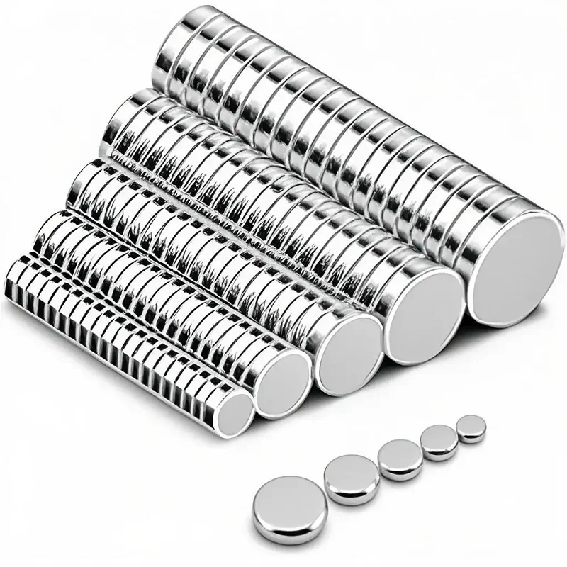 Strong Round Magnets High Performance N35 N52 Thin Magnetic Neodymium Coin Round 5x2 12x5 9x3mm 12x3 Disc Magnets