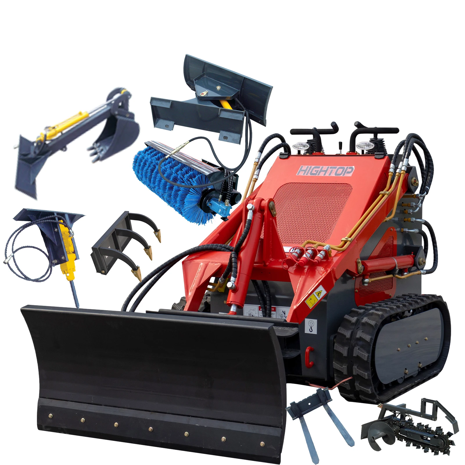 Miglior prezzo del nuovo prodotto cinese YF380 HS380 Skidsteer Mini Loader Skid Steer in vendita con spedizione gratuita