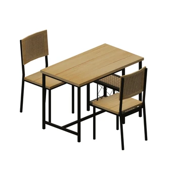 cheap modern wooden space saving table and chair dining table set wood dining room furniture
