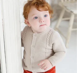 ChengXi Новинка Осень/Зима 2019, свитер для детей, кардиган, вязаный свитер для детей