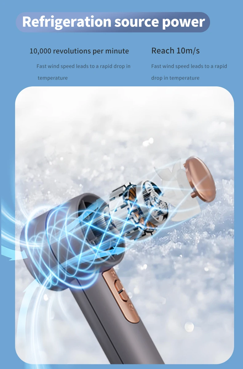 Handheld High Speed Fan, Portable, USB - detail 10