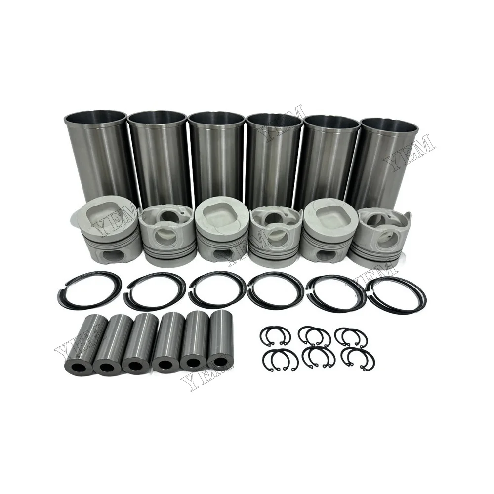 For Isuzu 6SD1 Cylinder Liner Kit Engine Parts Agricultural Engine Parts 4