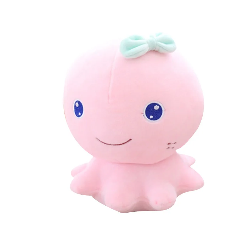 little pink octopus stuffed animal