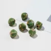Irregular green glaze
