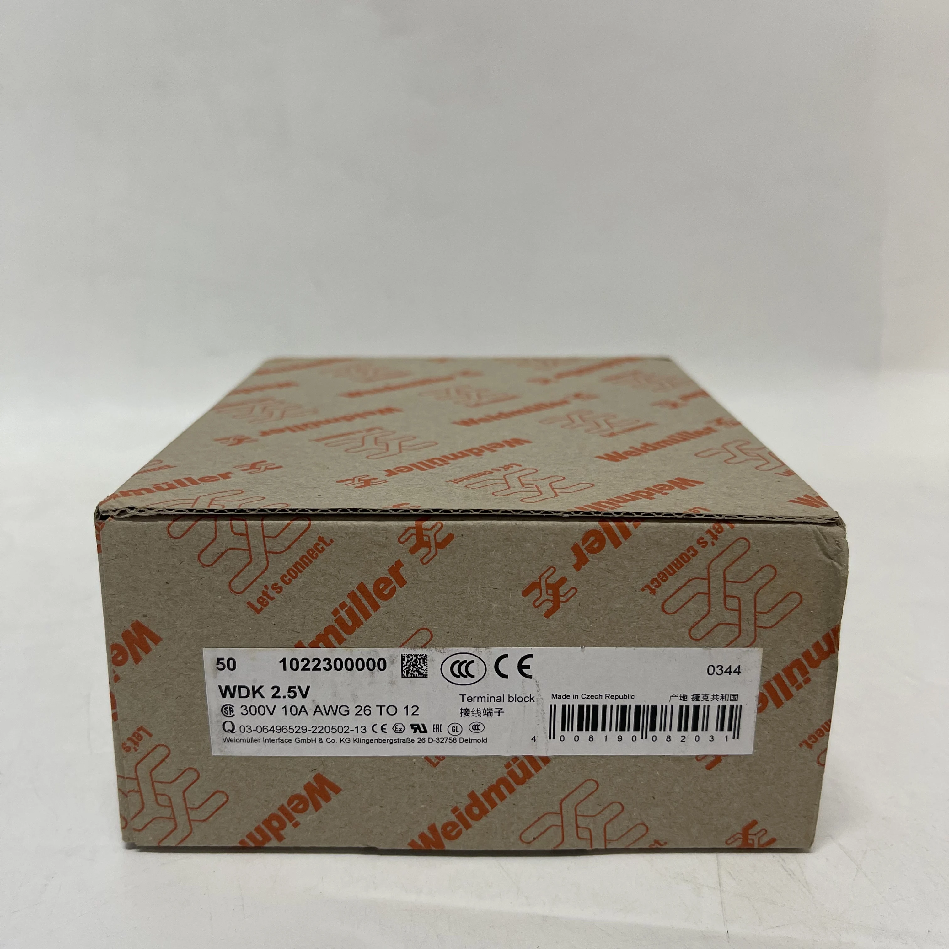 Weidmüller Terminal Block WDK 2.5V