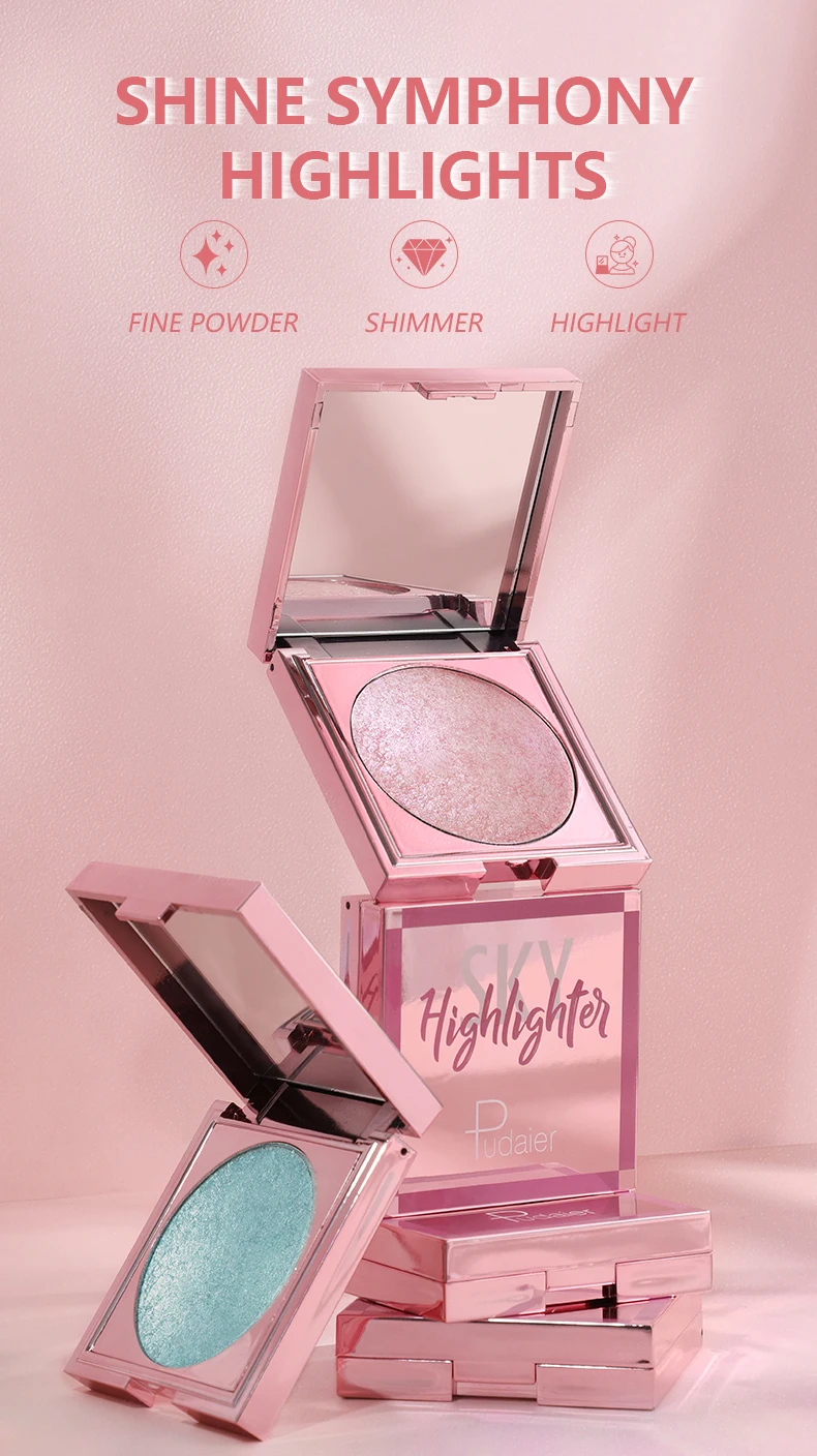 Highlighter Makeup Diamond Glow Powder Private Label Loose Highlight