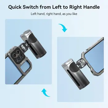 SmallRig up and Down Adjustable Mini Side Handle for Phone Cage Smartphone Video Rig - 3894 detail image