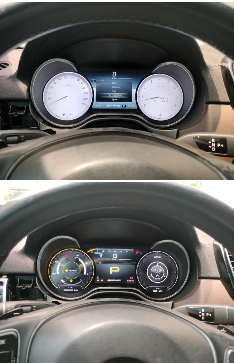 メルセデスベンツ　GLクラス　MLクラス　X166 W166 モニター　美品 Mercedes Benz ML W166 GL X166 GLE GLS 用 Kanor LCD デジタル