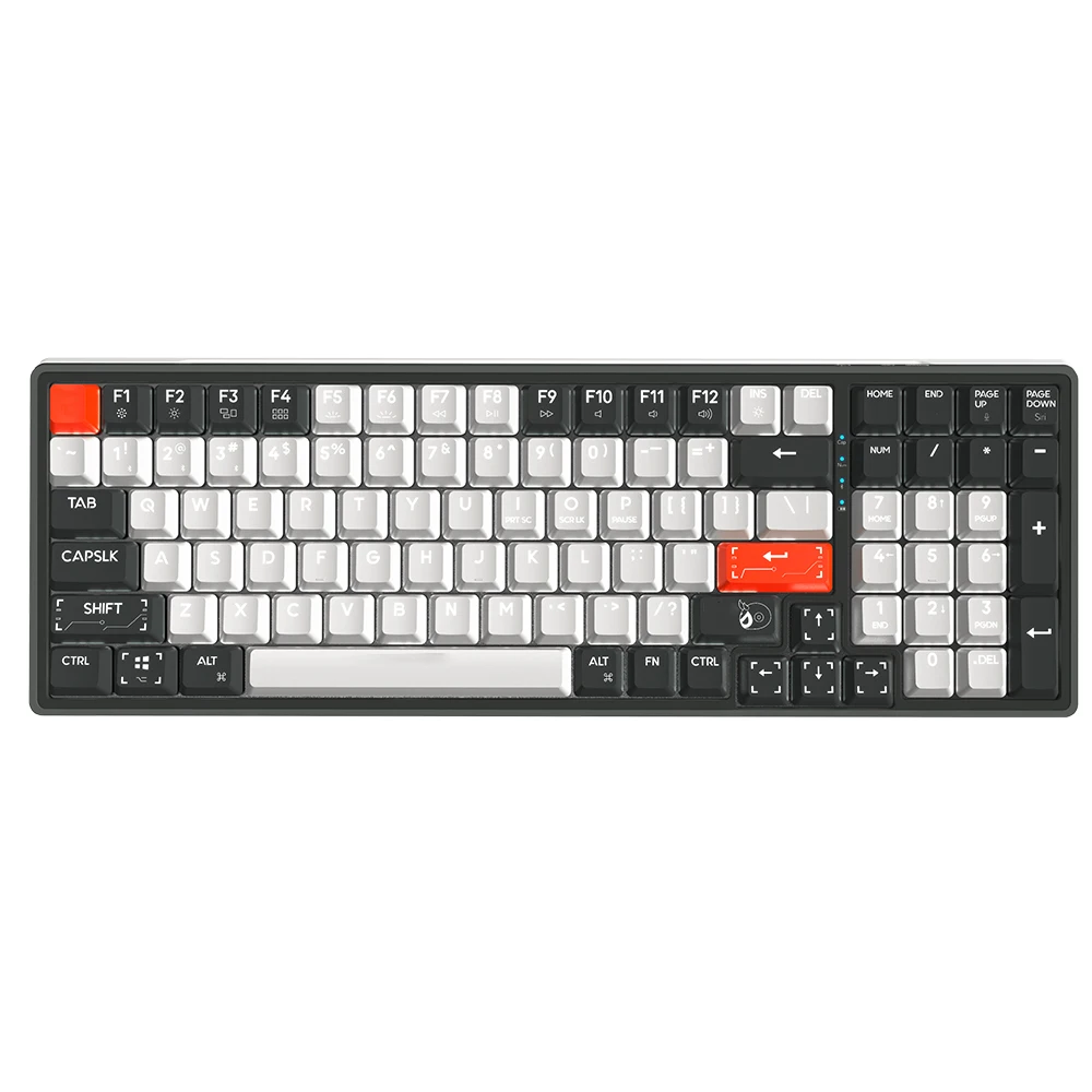 游戏键盘100键三模式无线有线teclado个人rgb机械键盘 Buy 游戏键盘 Teclado Personalizado Rgb机械键盘product On Alibaba Com