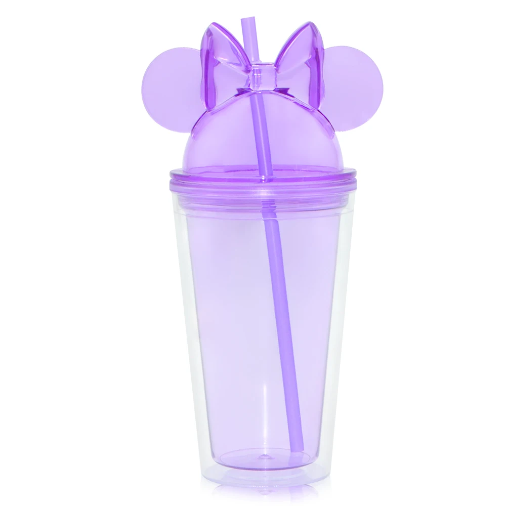 16oz 450ml Mickey Mouse Ears/ Minnie Ear double wall acrylic cups