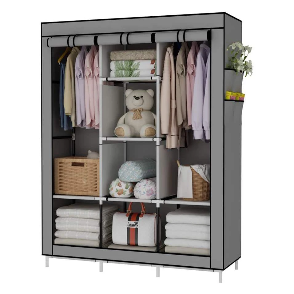 Double Rod Closet Cover　並行輸入品 Whitmor 6779-4866 Double Rod Closet Cover