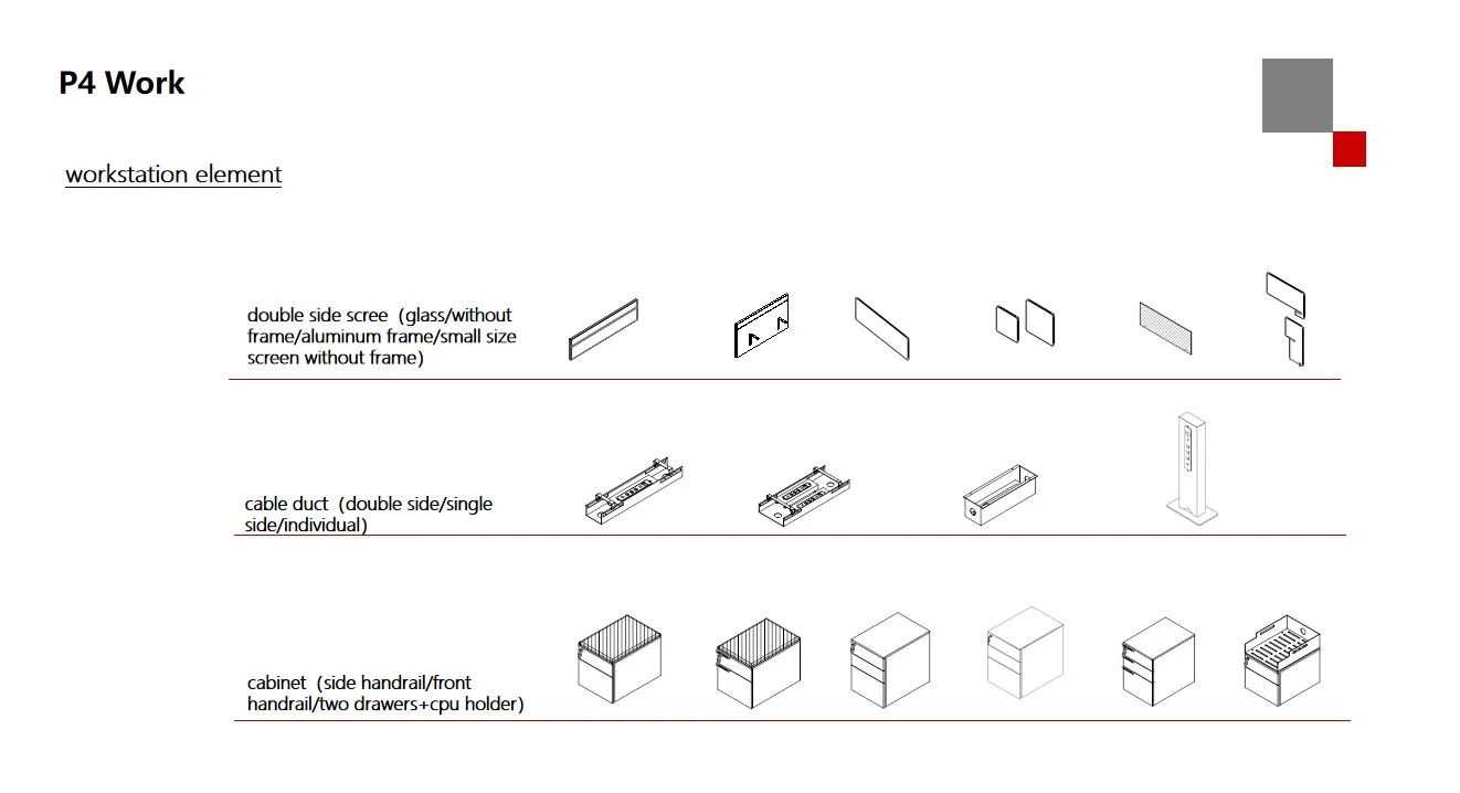 4 6 8 Seater Person Staff Office Workstation details